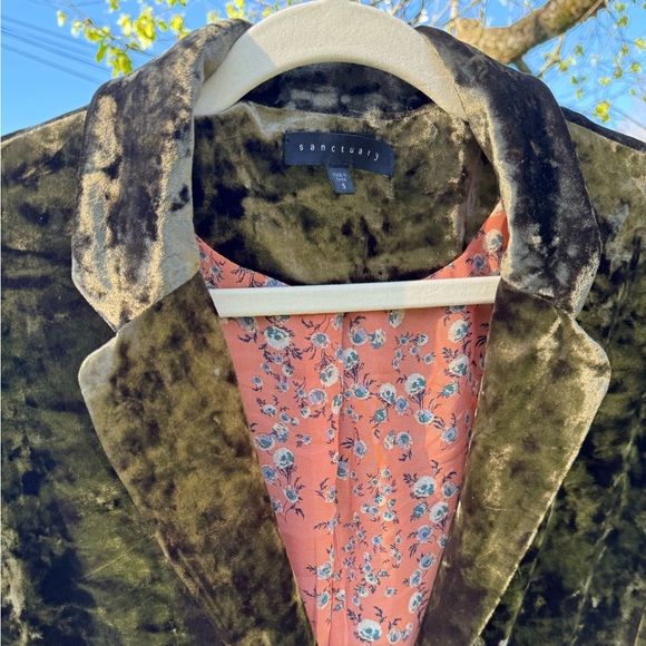 Pre-owned Sanctuary crushed velvet blazer✨ - Picture 3 of 4